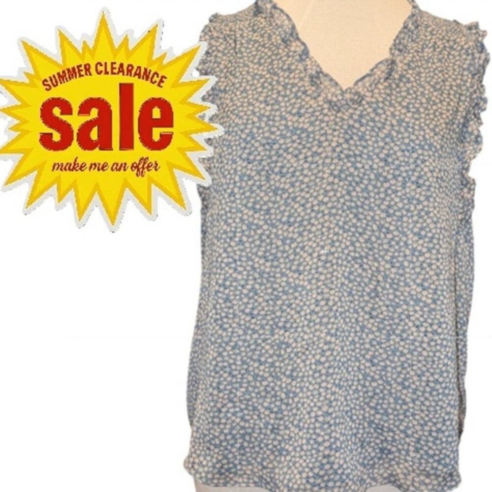Eliane Rose Sleeveless Blouse Size L  SUMMER CLEARANCE SALE - MAKE ME AN OFFER!